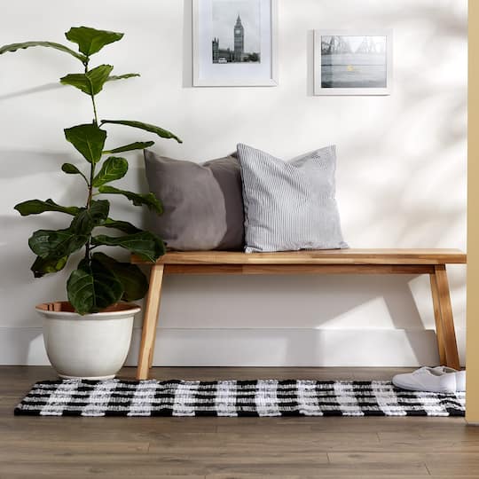 DII® Buffalo Check Rag Rug